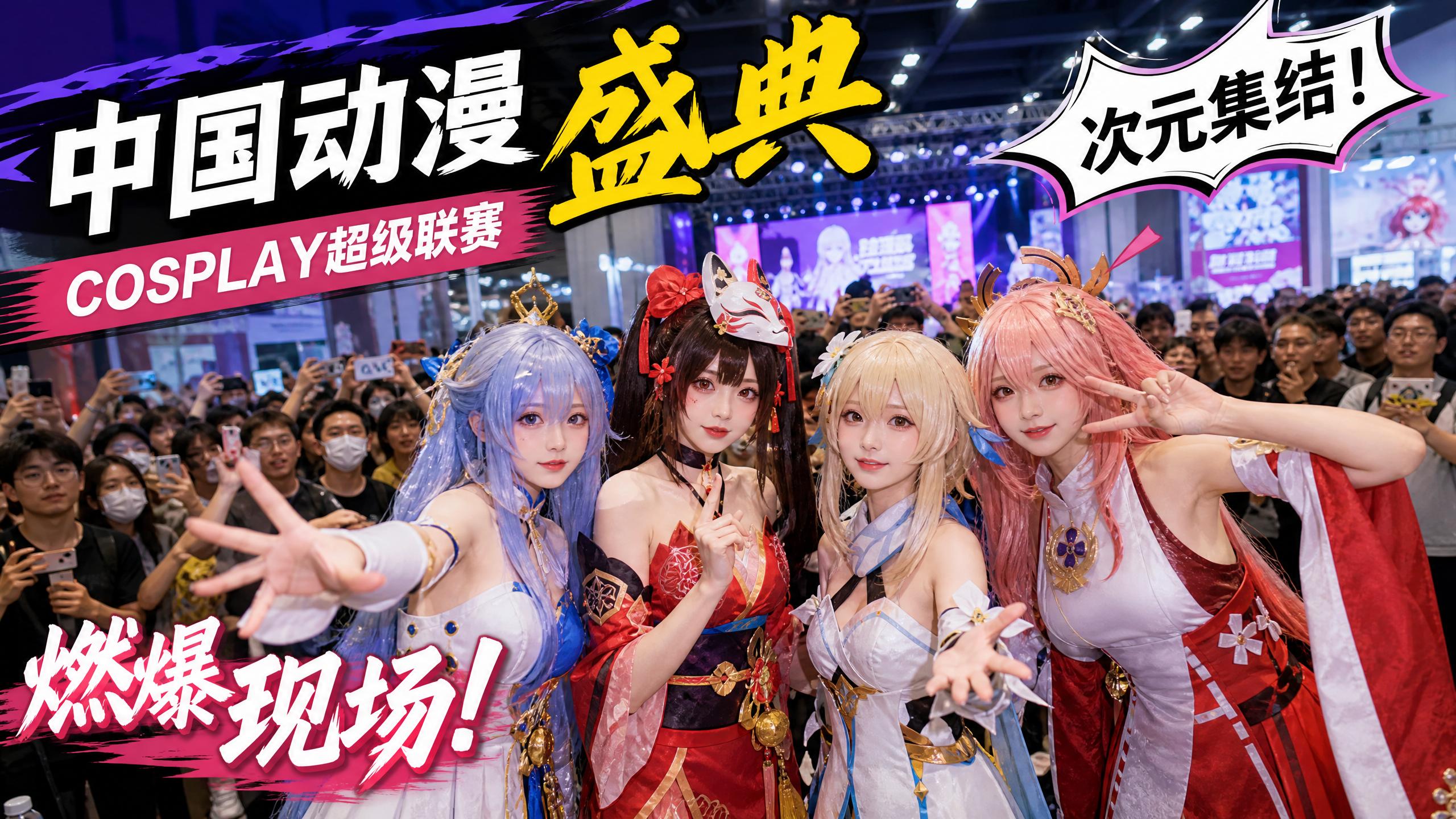 糖心vlog动漫cosplay视频-二次元盛典现场